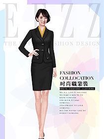 OL通勤裝女秋冬職業(yè)裝設(shè)計(jì)圖1867
