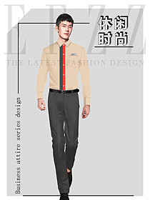 時(shí)尚男職業(yè)裝長(zhǎng)袖襯衫設(shè)計(jì)圖308