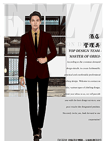原創(chuàng)制服設(shè)計(jì)酒店經(jīng)理服裝款式圖485