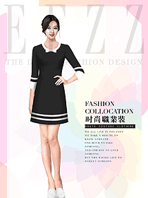女職業(yè)裝夏裝制服設(shè)計圖1082