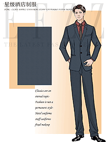 原創(chuàng)制服設計酒店大堂制服設計圖1302
