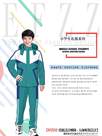 原創(chuàng)設計男款沖鋒衣學生服校服款式圖178