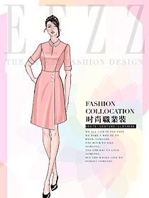 原創(chuàng)設(shè)計(jì)女職業(yè)裝夏裝制服設(shè)計(jì)圖1083