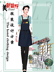 特色餐廳服務(wù)員制服設(shè)計(jì)圖380