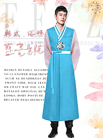 原創(chuàng)設計水療會所咨客服裝設計圖550