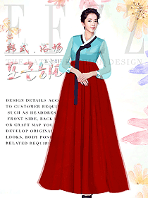 韓式汗蒸水療會(huì)所咨客制服設(shè)計(jì)圖561