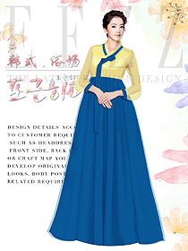 原創(chuàng)設(shè)計(jì)韓式汗蒸館咨客服裝設(shè)計(jì)圖562