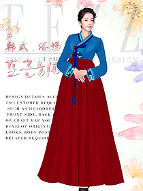 韓式汗蒸咨客制服設(shè)計(jì)圖563