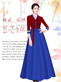 韓式汗蒸咨客制服設(shè)計圖569