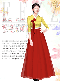 原創(chuàng)設(shè)計(jì)韓式汗蒸咨客服裝設(shè)計(jì)圖572
