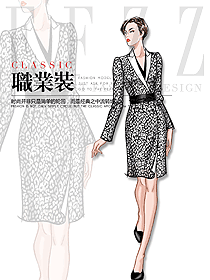 女職業(yè)裝夏裝制服設(shè)計圖1111