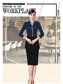 新款西餐服務(wù)員服裝款式圖1365