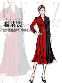 原創(chuàng)設(shè)計(jì)女夏裝制服設(shè)計(jì)圖1119