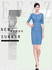 新款女職業(yè)裝夏裝服裝款式圖1138