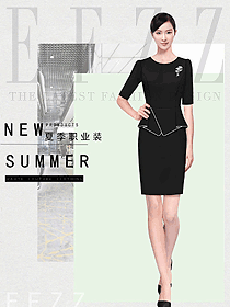 女職業(yè)裝夏裝制服設(shè)計(jì)圖1139