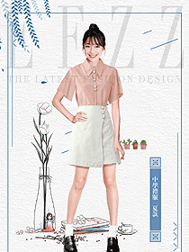 時尚女裝夏款學(xué)生服校服設(shè)計圖205