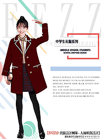 原創(chuàng)設計學生服校服款式圖223