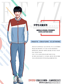 時(shí)尚學(xué)生服校服設(shè)計(jì)圖244