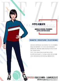 時(shí)尚學(xué)生服校服設(shè)計(jì)圖261