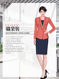 OL通勤裝女秋冬職業(yè)裝設計圖1928