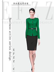 OL通勤裝女秋冬職業(yè)裝設(shè)計(jì)圖1936