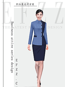 OL通勤裝女秋冬職業(yè)裝設(shè)計(jì)圖1944