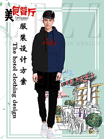 新款特色餐廳服務(wù)員制服設(shè)計圖412