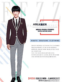 原創(chuàng)設(shè)計(jì)學(xué)生服校服款式圖275