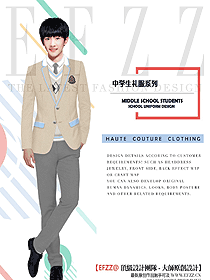 學(xué)生服校服設(shè)計(jì)效果圖294