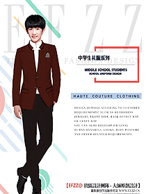 時尚學(xué)生服校服設(shè)計圖299