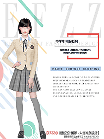 時尚學(xué)生服校服設(shè)計圖323