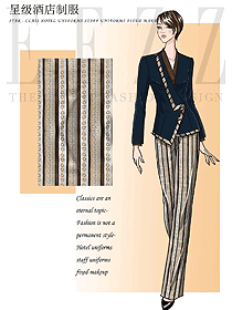 西餐服務(wù)員制服設(shè)計圖1383