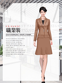 OL通勤裝女秋冬職業(yè)裝設計圖1998