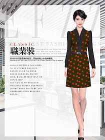 時尚女秋冬職業(yè)裝設(shè)計圖2001