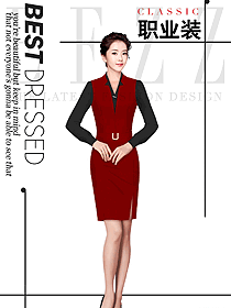 原創(chuàng)設(shè)計女秋冬職業(yè)裝設(shè)計圖2015