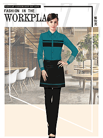 新款西餐服務(wù)員服裝款式圖1385
