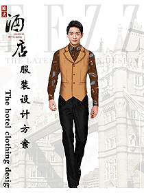 原創(chuàng)設(shè)計西餐服務(wù)員服裝款式圖1396