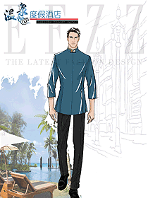 原創(chuàng)設(shè)計(jì)中餐服務(wù)員制服設(shè)計(jì)圖2282