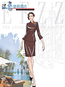 中餐服務(wù)員制服設(shè)計(jì)圖2284