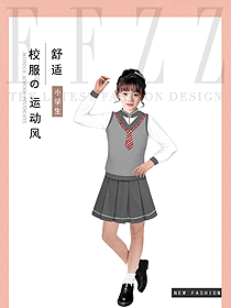 原創(chuàng)設(shè)計學(xué)生服校服款式圖355