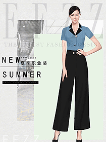 時(shí)尚女職業(yè)裝短袖襯衫設(shè)計(jì)圖426