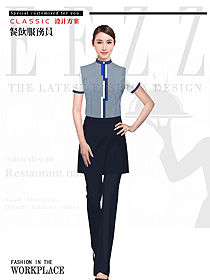 原創(chuàng)制服設(shè)計特色服務(wù)員服裝設(shè)計圖481