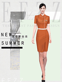 新款女職業(yè)裝夏裝服裝款式圖1208
