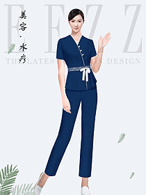 美容養(yǎng)生會所技師制服設計圖961