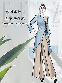 時尚按摩技師服款式設計圖1567