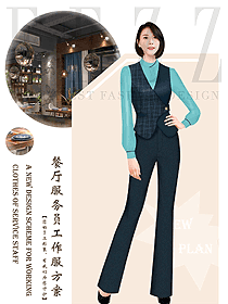 時(shí)尚西餐服務(wù)員制服設(shè)計(jì)圖1435