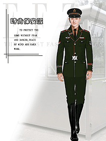 新款保安服西裝服裝款式圖096