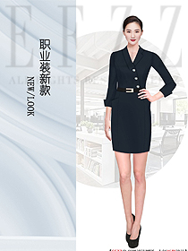 時(shí)尚女夏裝制服設(shè)計(jì)圖1255