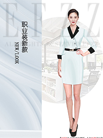 新款女職業(yè)裝夏裝服裝款式圖1256