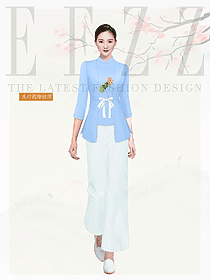 時(shí)尚按摩技師服款式設(shè)計(jì)圖1595